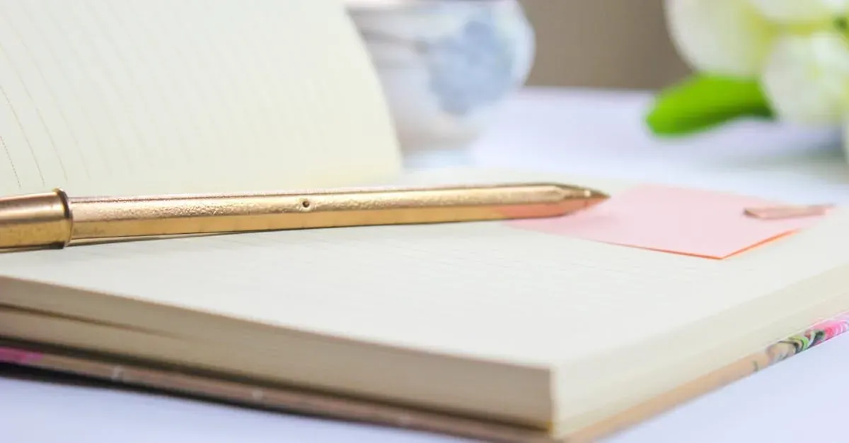 Writing a eulogy notebook and pen for Evaheld Memorials — visual about How long should a eulogy be and how should I deliver it? for Writing a Eulogy: Templates, Exa by Evaheld Memorials