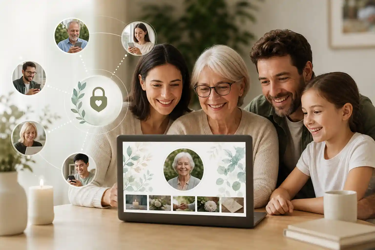 Evaheld Memorials online memorial website example — visual about Practical tips for families for What are the best online memorial websites? Features, privacy and f by Evaheld Memorials