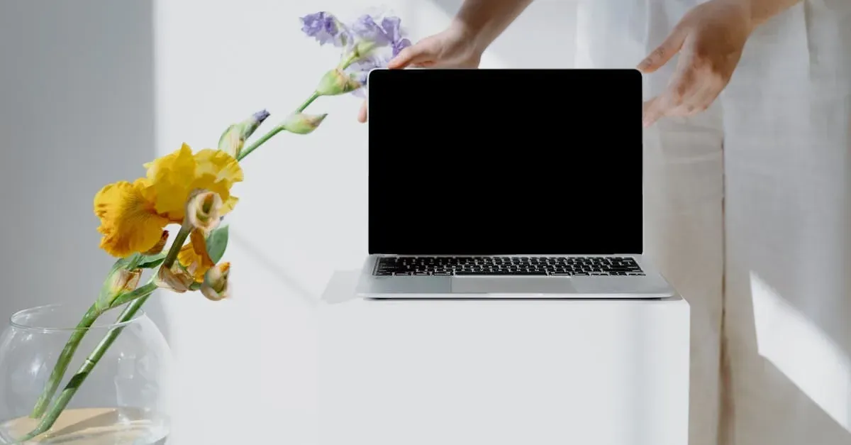 Virtual funeral etiquette online attendance laptop for Evaheld Memorials — visual about What should people write in chat messages and condolences? for Virtual Funer by Evaheld Memorials