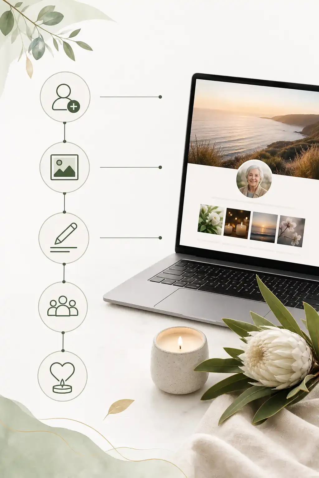 create an online memorial in australia planning support from Evaheld Mem — visual about What it means to create an online memorial in australia for How do I create by Evaheld Memorials