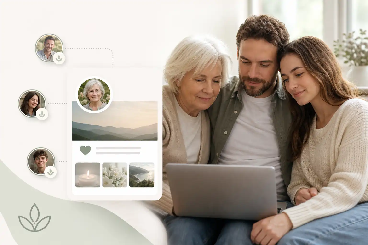 Evaheld Memorials online memorial website example — visual about Practical tips for families for How do I find someone's memorial page? A practical family guide by Evaheld Memorials
