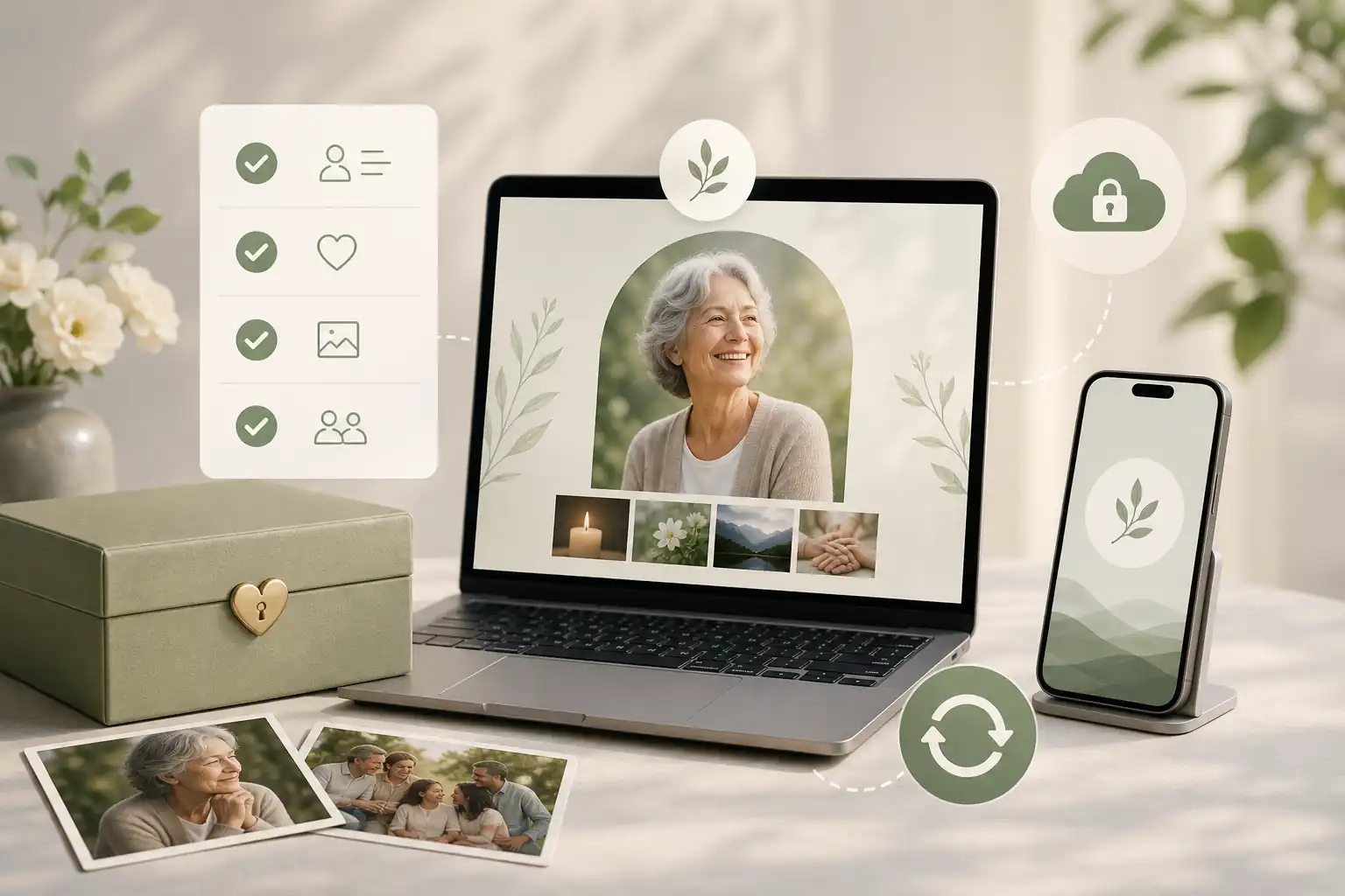 Family creating a tribute with Evaheld Memorials for what are the best online obituary sites