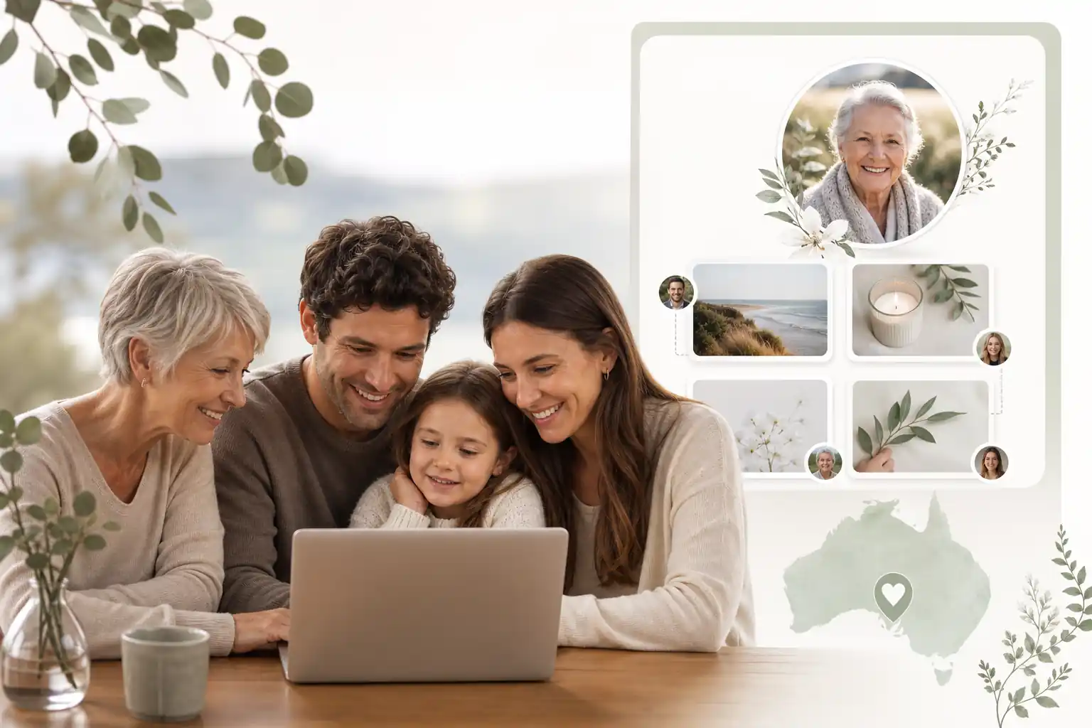 Evaheld Memorials online memorial website example — visual about Practical tips for families for What is the best online memorial website in Australia? Features, pr by Evaheld Memorials