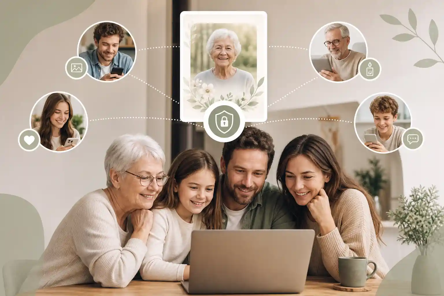 Evaheld Memorials online memorial website example — visual about Practical tips for families for How do I find an online memorial? A practical family guide by Evaheld Memorials