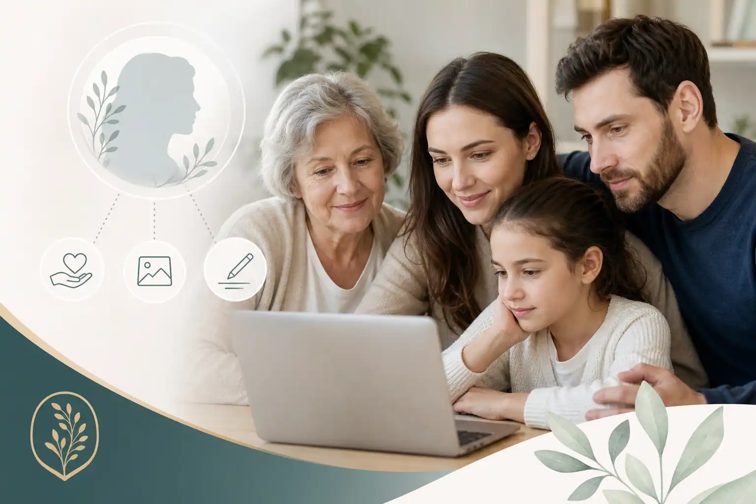Evaheld Memorials online memorial website example — visual about Practical tips for families for How do I search for an online obituary by name? A practical family by Evaheld Memorials