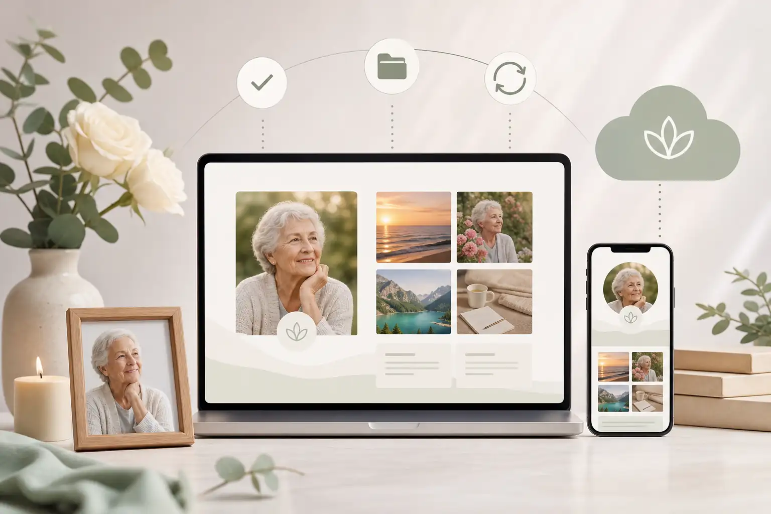 Family creating a tribute with Evaheld Memorials for how do I create an online memory page