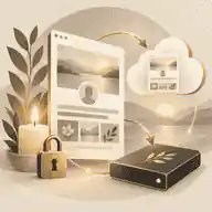 Memorial page preserved across cloud and offline storage