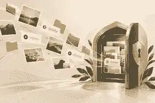 Organised digital memories preserved for a memorial
