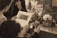Cemetery approval note with QR plaque scan test