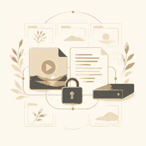 Memorial video archive with transcript and secure backup