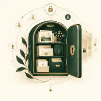 share a memory vault: Private memory vault with separated access layers