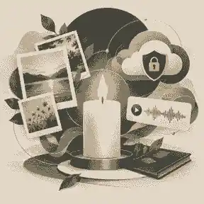 Digital photos and voice notes preserved securely
