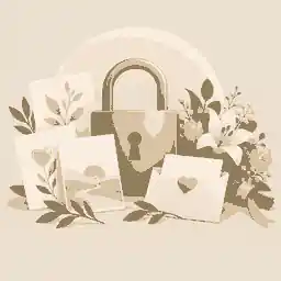 Private memorial sharing settings with flowers
