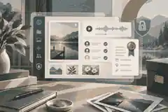 Private memorial workspace with audio and provenance note