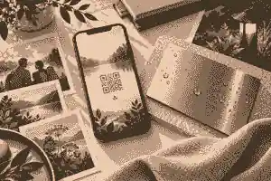 Family planning a QR-linked memorial page
