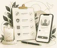 keep memorial donations transparent: Verified memorial donation checklist on a family table