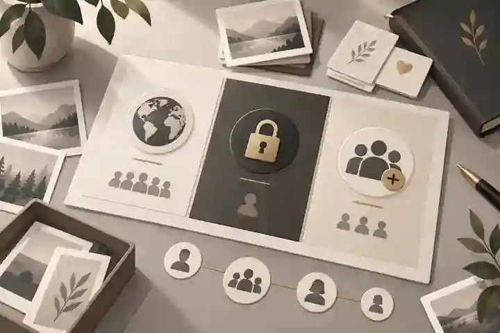 Family privacy choices for a memorial draft
