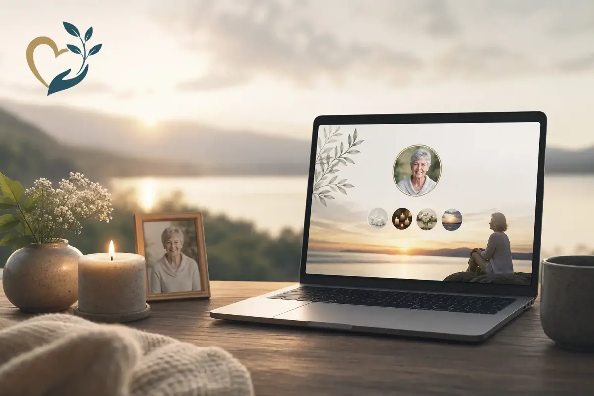 create an online memorial website guide by Evaheld Memorials — featured visual for How do I create an online memorial website? A practical family guide by Evaheld Memorials