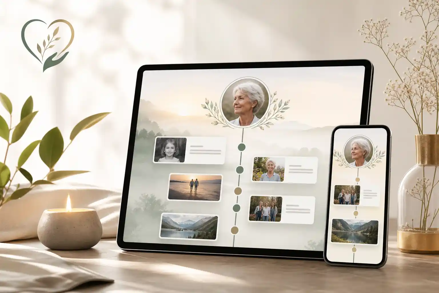 digital timeline platforms guide by Evaheld Memorials — featured visual for What are the best digital timeline platforms? Features, privacy and family fit by Evaheld Memorials