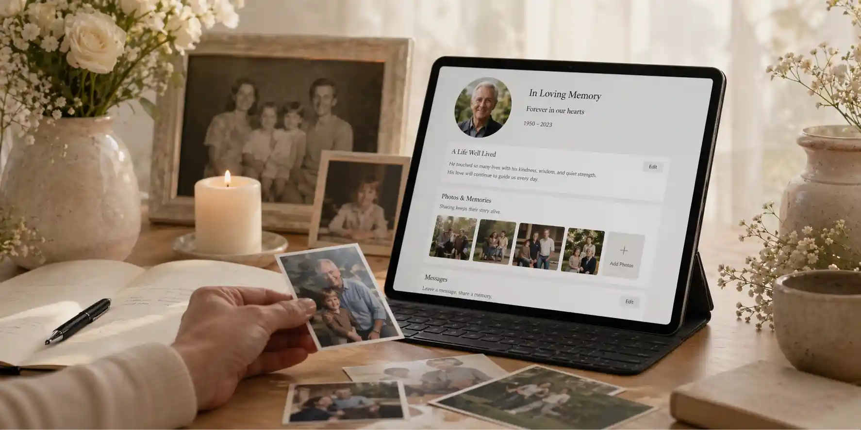 Can You Update an Online Memorial After Publishing memorial guidance ima — featured visual for Can You Update an Online Memorial After Publishing? by Evaheld Memorials
