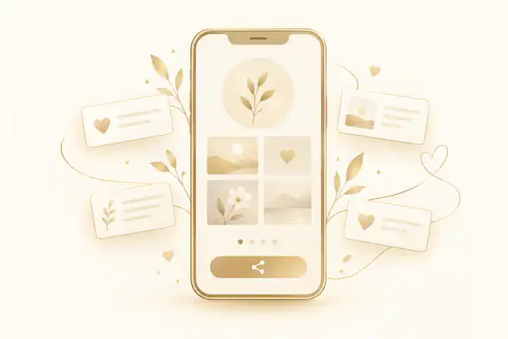 invite contributors to a memory wall: Private memory wall invitation on a phone