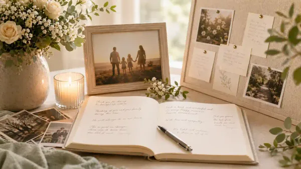 How Online Memorial Guestbooks and Memory Walls Work memorial guidance i — featured visual for How Online Memorial Guestbooks and Memory Walls Work by Evaheld Memorials