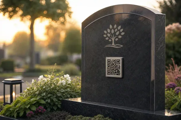 put a qr code on a gravestone guide by Evaheld Memorials — featured visual for Can you put a QR code on a gravestone? Privacy, setup and family sharing by Evaheld Memorials