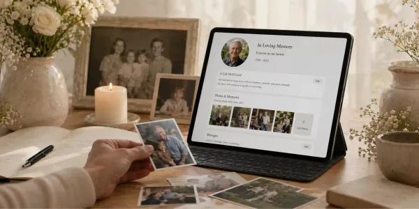 Can You Update an Online Memorial After Publishing memorial guidance ima — featured visual for Can You Update an Online Memorial After Publishing? by Evaheld Memorials