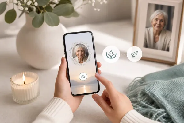 share a digital memorial link guide by Evaheld Memorials — featured visual for How do I share a digital memorial link? A practical family guide by Evaheld Memorials