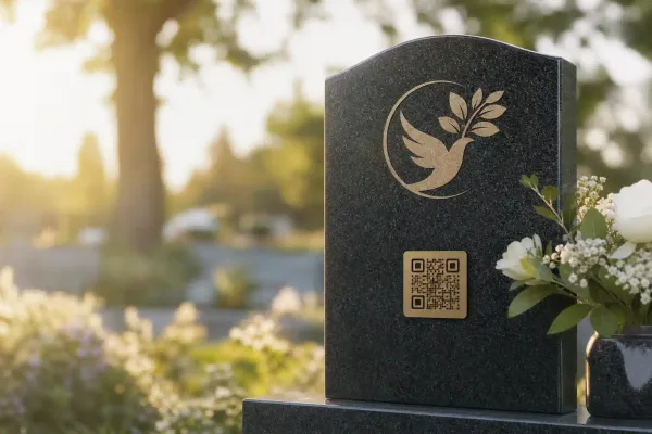 qr code service for a headstone guide by Evaheld Memorials — featured visual for What is the best QR code service for a headstone? Privacy, setup and family sharing by Evaheld Memorials