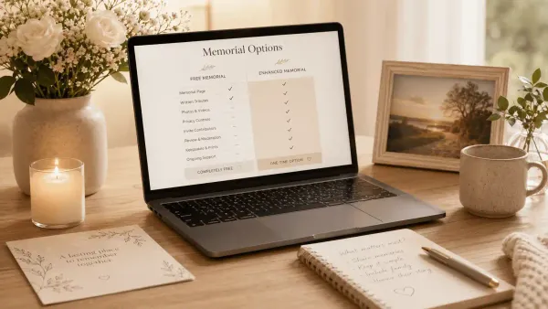 Are Online Memorials Free? What You Get and What to Watch For memorial g — featured visual for Are Online Memorials Free? What You Get and What to Watch For by Evaheld Memorials