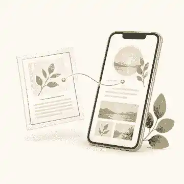 link local funeral notice links to a tribute page: Phone opening a tribute page from a funeral notice