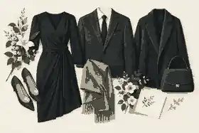 what colours are appropriate for a funeral besides black with muted formal outfits