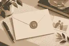 where is the safest place to store an online will: Sealed will envelope beside a private access note