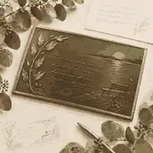plaque wording examples for parents: Parent plaque wording proof with flowers